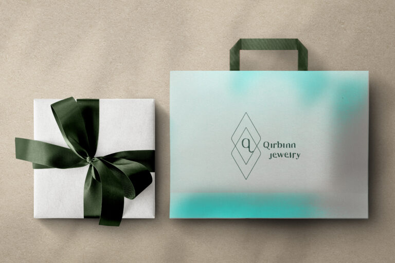 Luxury packaging mockup psd with gift box and bag